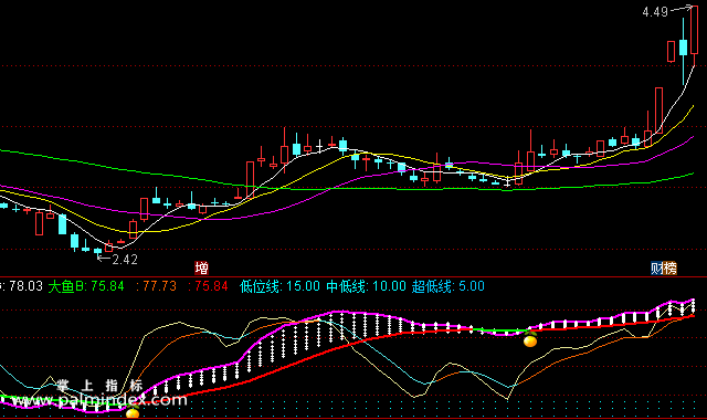 32701 【通达信指标】双标钓鱼-副图指标公式  第3张